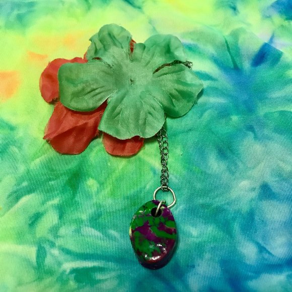 Reversible Unique Rare Vintage Boho One of a Kind Handmade Necklace - Picture 7 of 16